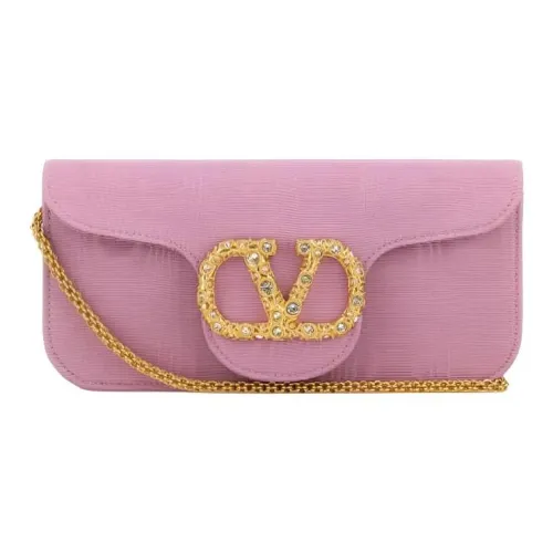 Valentino Garavani Ткань Клатч Женские Розовый