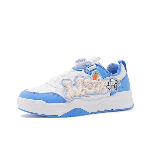 QIAODAN Устойчивый к истиранию Легкий Амортизация Низкий Топ Детские Скейтбординги Jordan Белый Ветер Синий Подростки