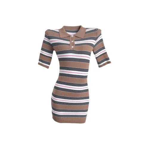 Pa33word Короткий рукав Платье Женское