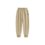 [Ребристая манжета] Хаки (Штрих кисти Mb Смайлик Логотип на штанах)