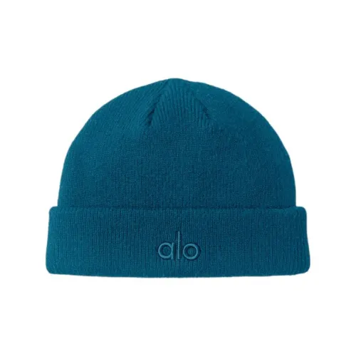 Alo Yoga Переработанный полиэстер Шапки-бини Унисекс Синий