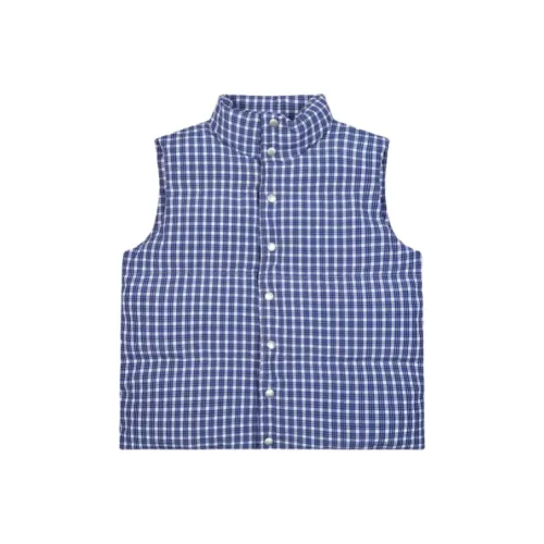 BOVCKEI Женские жилеты в синей клетке