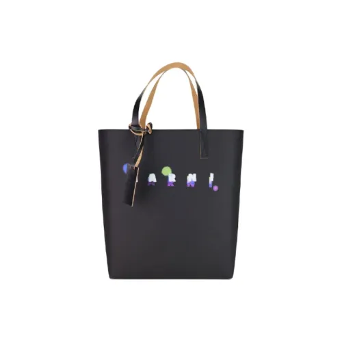 MARNI Кожа Сумка для покупок Сумка на плечо Женская Черная