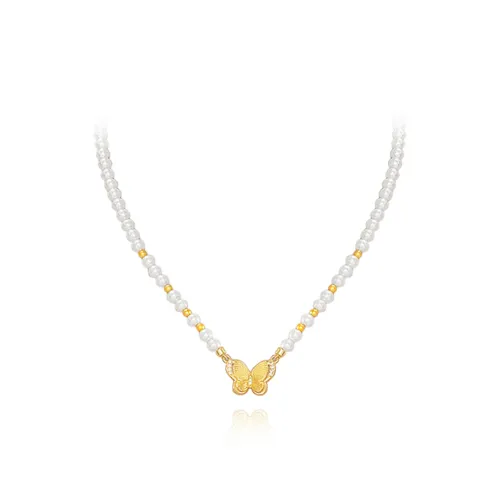 Ostantin Искусственная жемчужина Ожерелья Женские