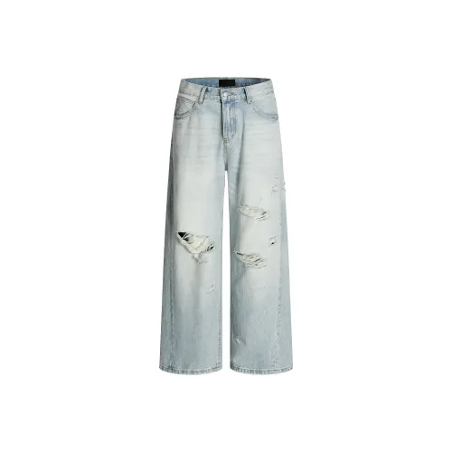 Captainbeer Washed Blue Women's Jeans Капитанбир Вымытые Синий Женские Джинсы