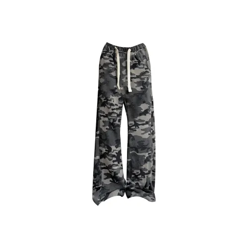 Qnxeey Камуфляж Унисекс Повседневные Штаны