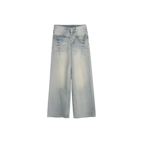 JOPPTI Blue Women's Jeans JOPPTI Синий Женские Джинсы