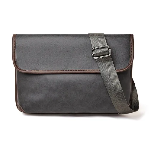 FOXER Синтетическая кожа Сумка через плечо Стандартная Мужская Серый