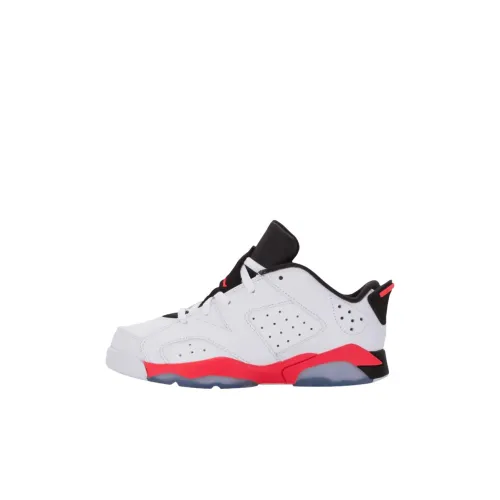 Jordan Air Jordan 6 Low Топ Детские Баскетбольные Кроссовки Белый Детский Возраст 3-7 Лет