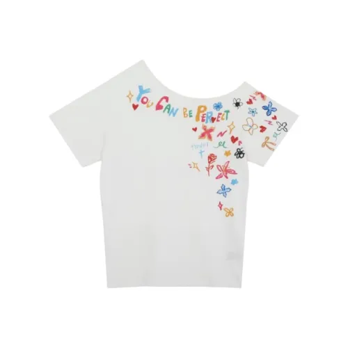 MORii Белый Женские T-рубашки