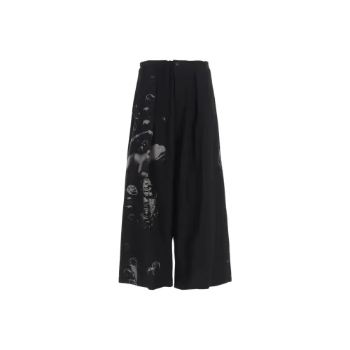 Yohji Yamamoto Темно-серые Женские Повседневные Брюки