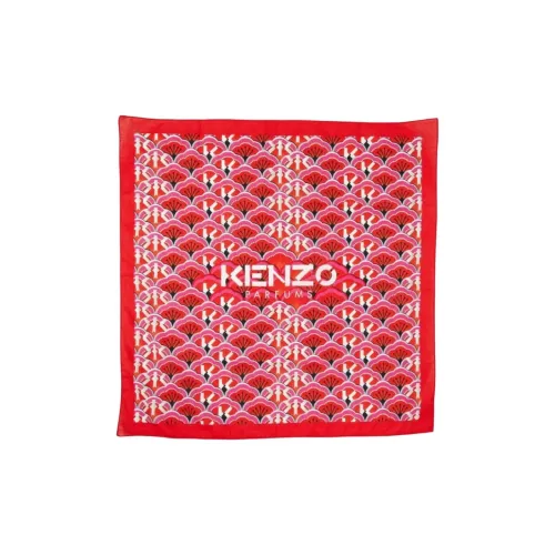 KENZO Хлопковые шелковые шарфы для женщин