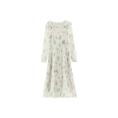 ONNFB Длинное платье с длинными рукавами женское