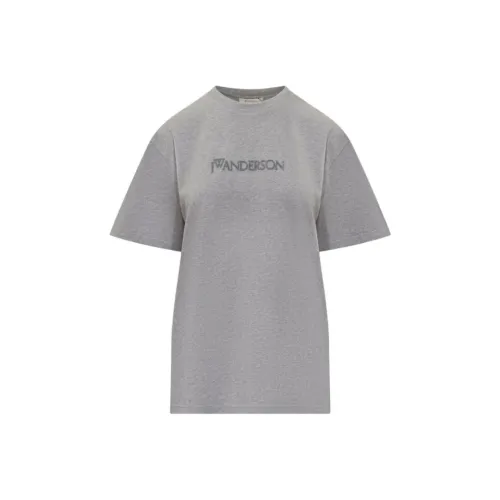 JW Anderson Серые Женские T-рубашки