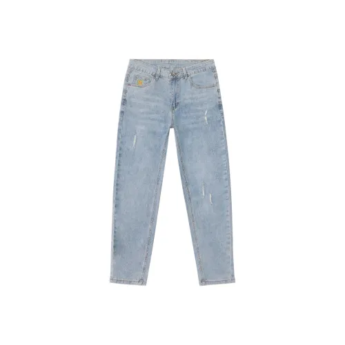 Tonlion Blue Unisex Jeans Тонлион Синий Унисекс Джинсы