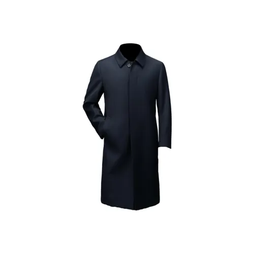 MH Черный Мужской Тренч