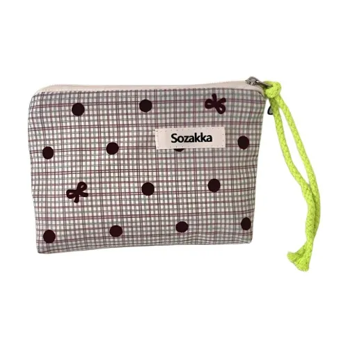 XZAN Портативная Маленькая Сумка Гороховый Узор Органайзер для Монет Различные Косметические Сумки для Хранения Портативное Хранение