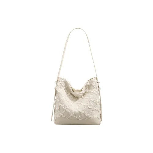 SMILE FOCUS ПУ (полиуретан) Сумка через плечо Женская Экрю