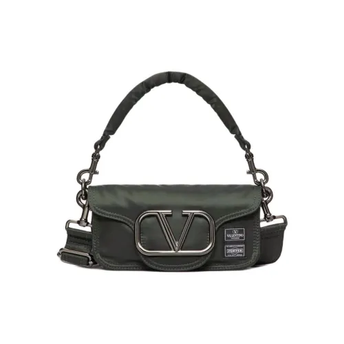 Valentino Garavani Техническая ткань Плечевая сумка Стандартная Унисекс Зеленая