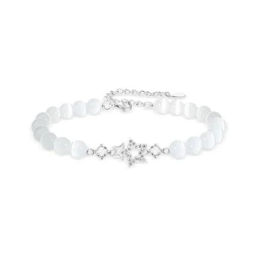 JOYDINNY Стекло Кошачий глаз Браслеты Унисекс