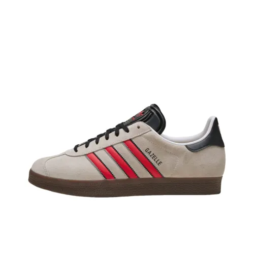 DC UNITED x Adidas Originals GAZELLE Скейтборд Кроссовки Низкие Устойчивые к Износу Мужские Белые