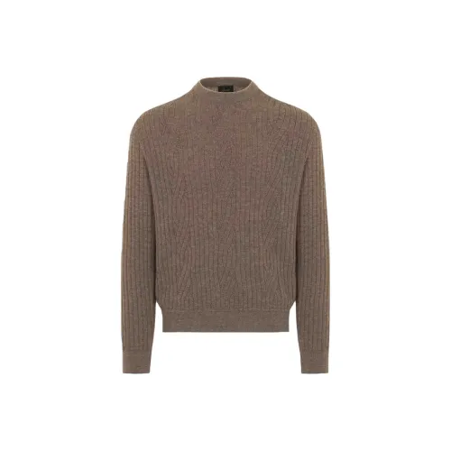 Brioni Коричневые Мужские Свитера
