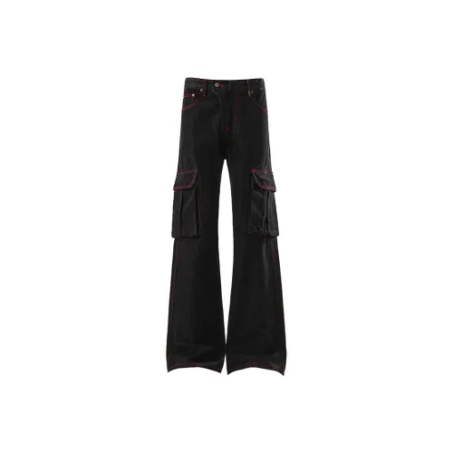 BLANKIN. Черные унисекс джинсы