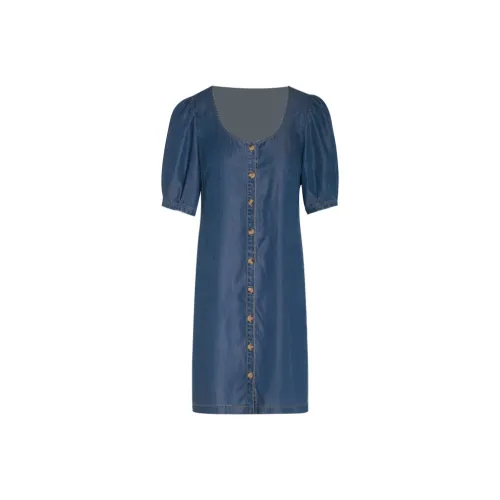 Little Pull Короткий рукав Платье Женское