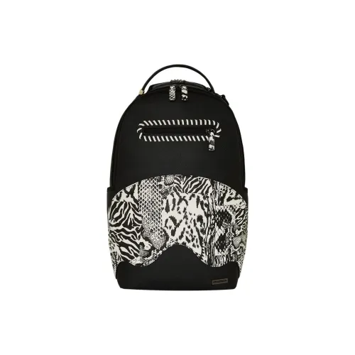SPRAYGROUND ПВХ Рюкзак Стандартный Унисекс Черный Белый