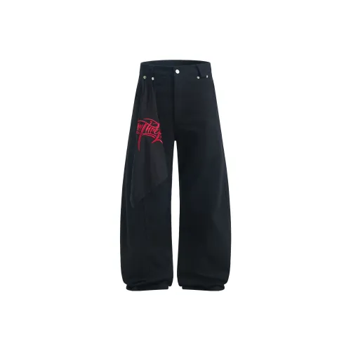 HIPHOPPUNKS Мужские черные джинсы