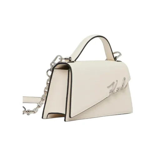 KARL LAGERFELD K SIGNATURE Телячья кожа Сумка Маленькая Женская Бежевая