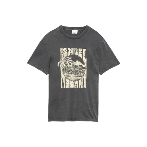 ISABEL MARANT Темно-серый Мужская T-рубашка
