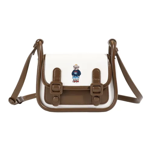 OKEKE ПУ (полиуретан) Сумка через плечо Женская Экрю хаки