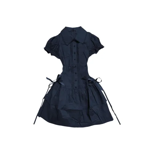 CTRTRC Короткий рукав Платье Женское