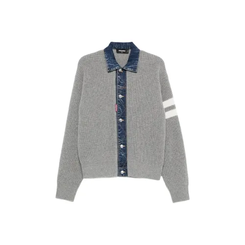 DSQUARED 2 Серые Мужские Свитера