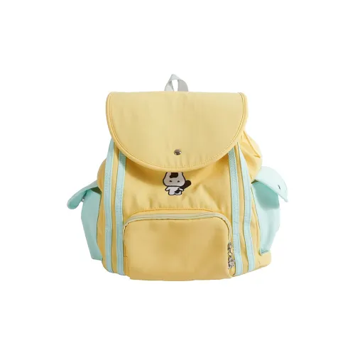 OKEKE Нейлоновый рюкзак для женщин желтый мятно-зеленый