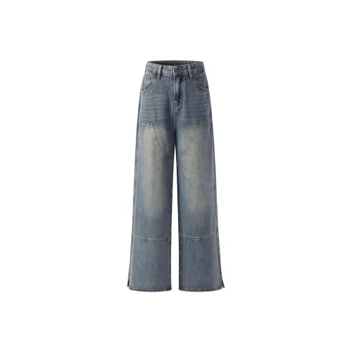 SNOOPY Ностальгический синий Женские джинсы