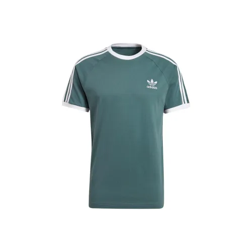 Adidas Originals 3 Stripes T-Shirt Мужская Изумруд
