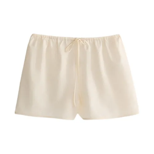 ZARA Белые Женские Пижамные Штаны