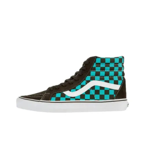 Vans Sk8 HI Высокие Кроссовки для Скейтбординга Унисекс Черный Синий