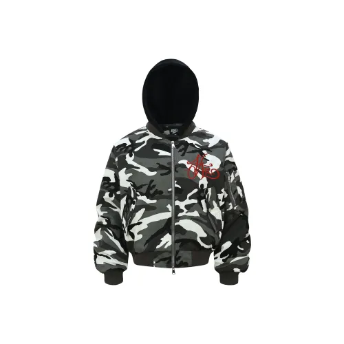 HIPHOPPUNKS Белый камуфляж Мужские куртки