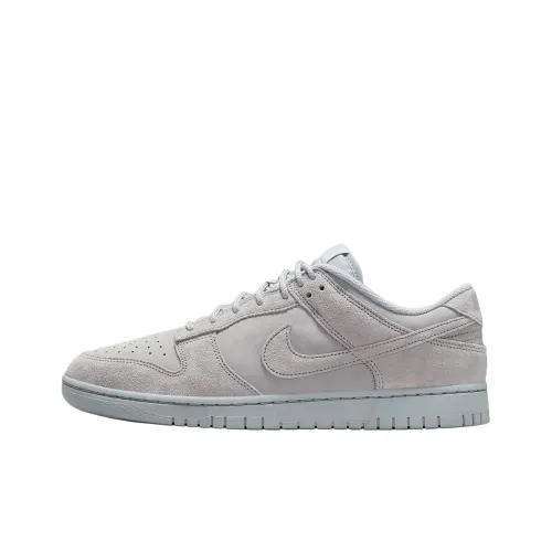 Nike Dunk Abrasion Resistant Низкие Кроссовки для скейтбординга Унисекс Серые