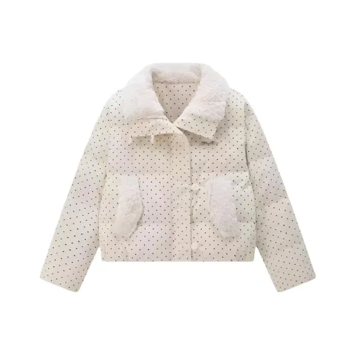 TSKIU Белый Женские пуховики