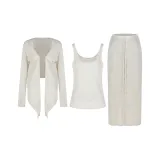 Льняной комплект из трех предметов