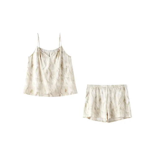 Jovini Охлаждающий Rack 100% хлопок С вкладышами Anti Bump Женские Пижамные комплекты