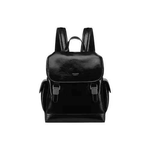 Tanita West Коровья кожа Рюкзак Средний Женские Черный серый Белый