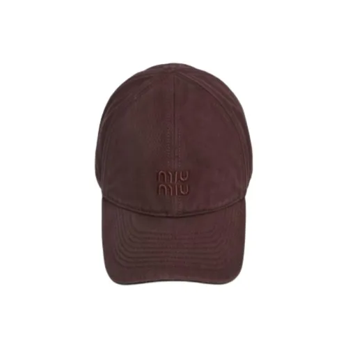 MIU MIU Хлопковые кепки женские фуксия