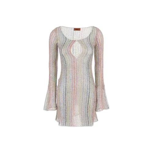 MISSONI Длинное платье с длинными рукавами женское