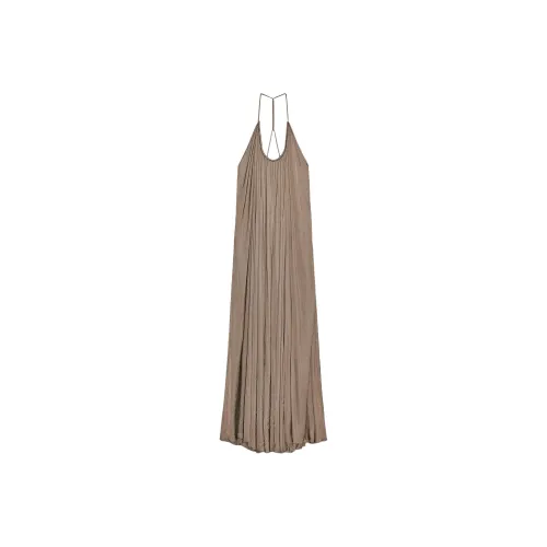 ZARA ZW Series Норка Женские Слип-платья
