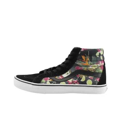 Vans Sk8 HI Высокие Кроссовки для Скейтбординга Унисекс Черный Зеленый